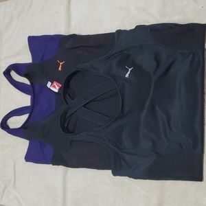 Bundle tank tops Puma and champion women's sz M